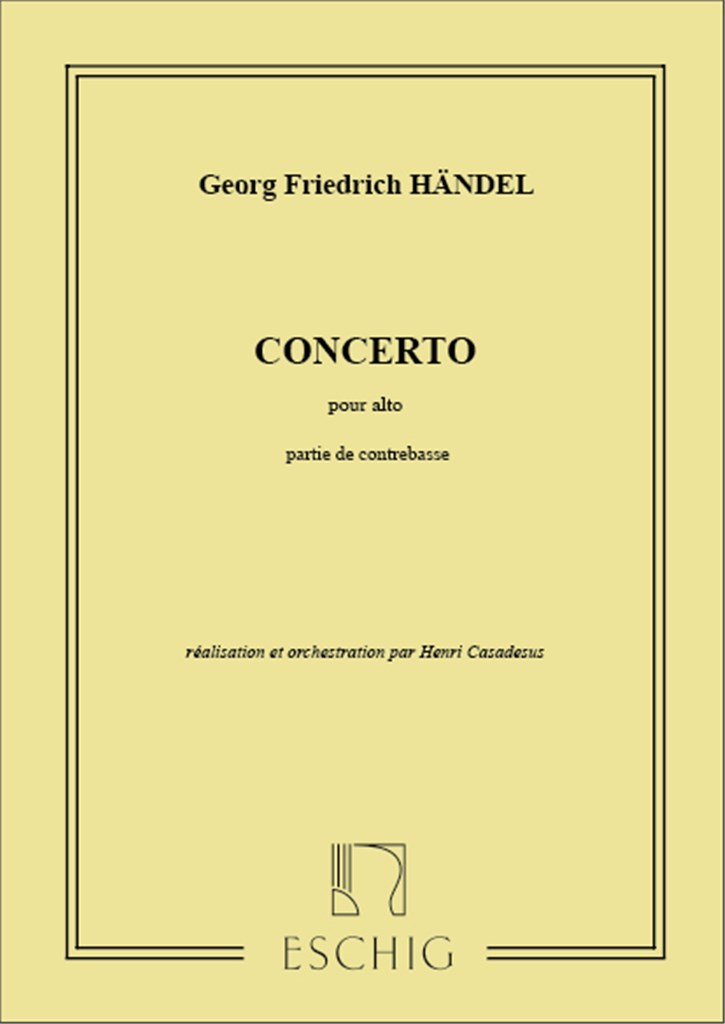 Concerto Pour Alto Parts Ctbasse